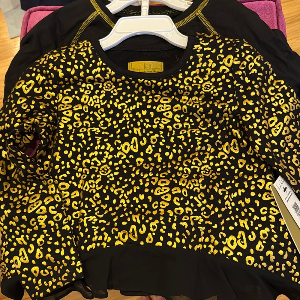Nicole Miller Girls 3 Piece Leopard Print Set, 3T